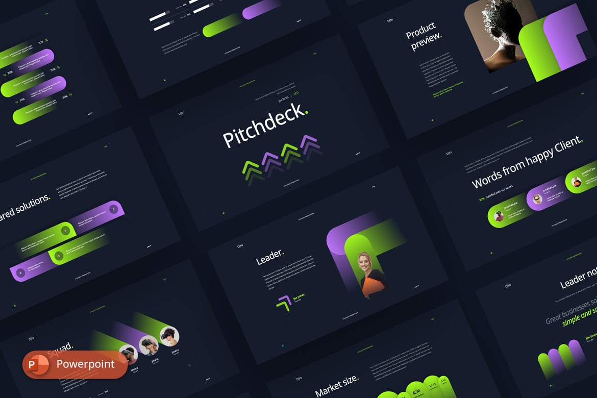 Djito - Template PowerPoint untuk Presentasi Menarik