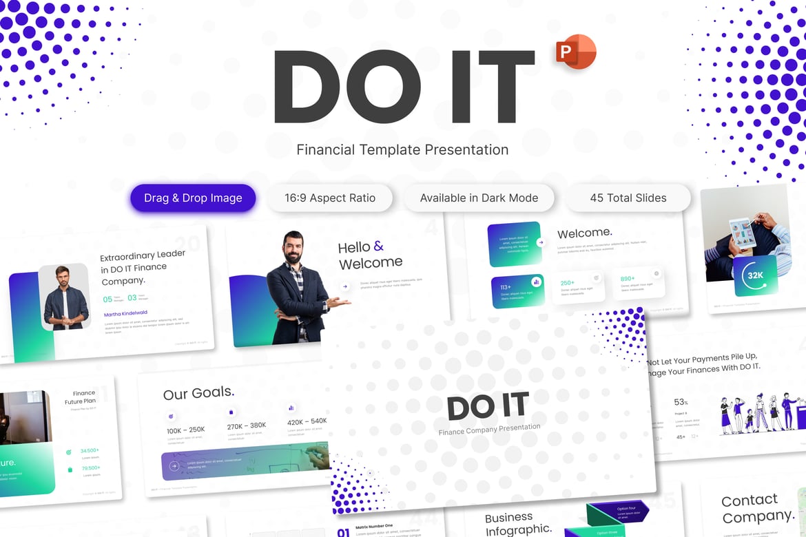 Template PowerPoint Serbaguna DO IT yang Kreatif