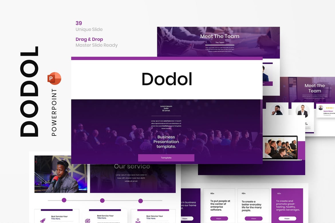 Dodol – Template PowerPoint Bisnis yang Menarik