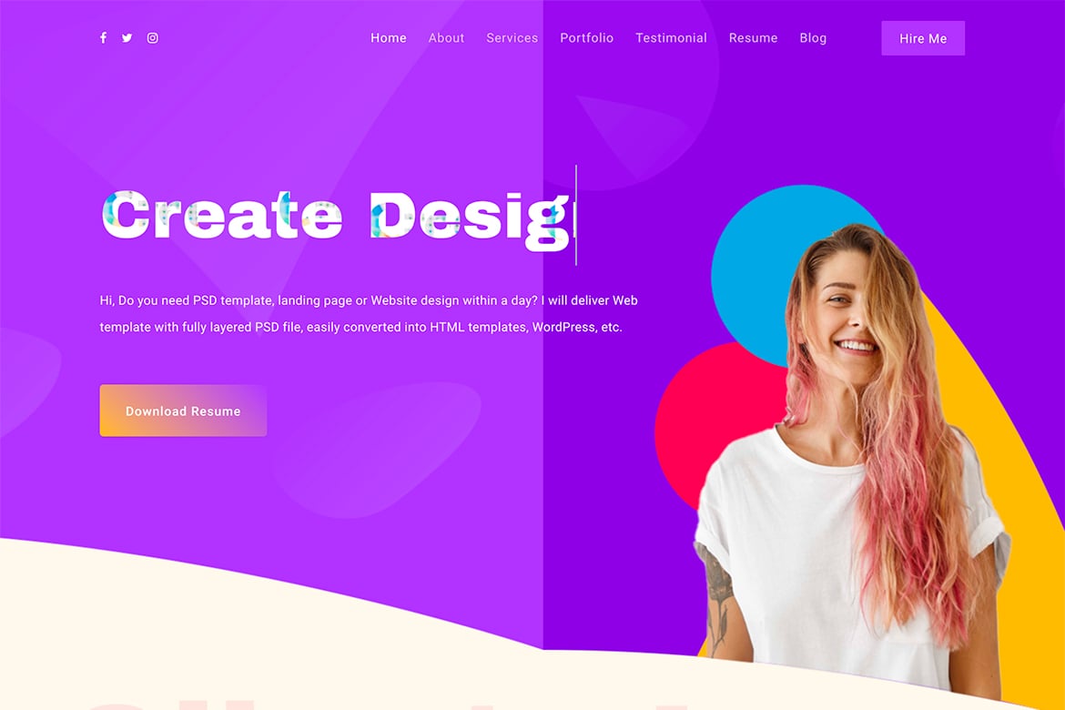 Dolio - Template Website Portofolio Pribadi yang Menarik