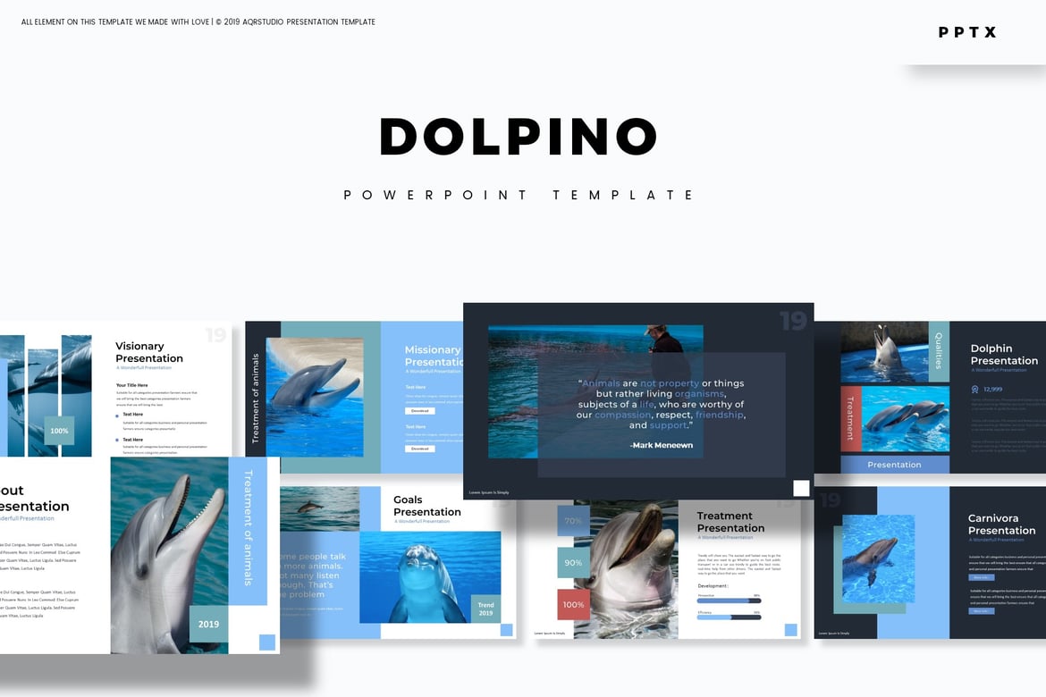 Dolpino - Template PowerPoint Serbaguna untuk Presentasi Menarik