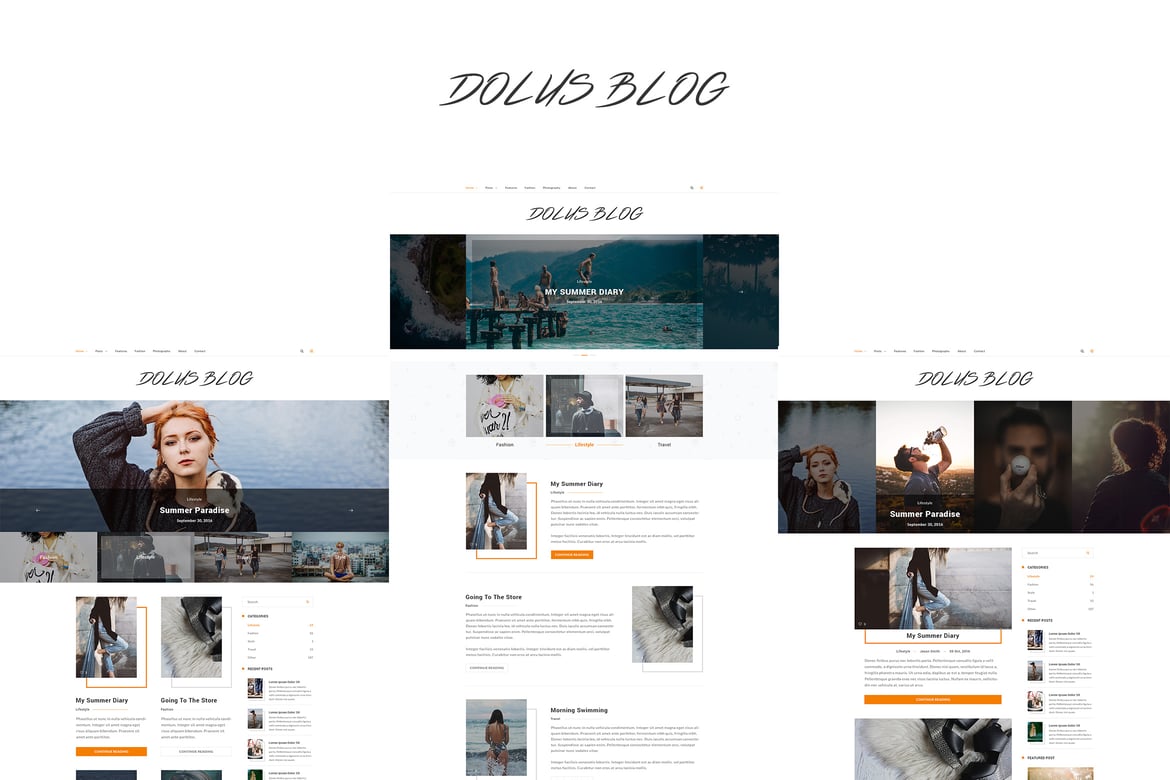 Template Website Blogger Modern dan Bersih - Dolus