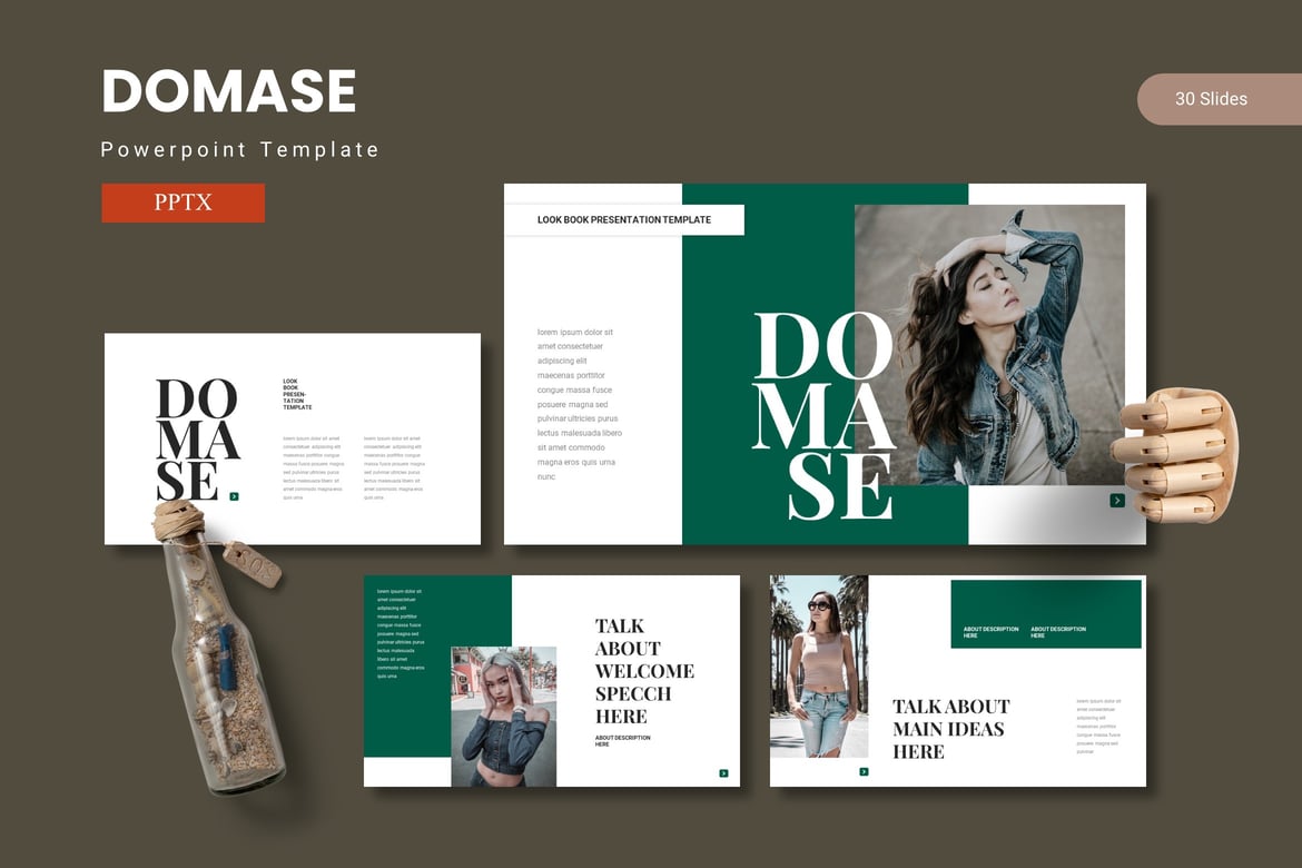 Domase - Template PowerPoint yang Menarik dan Profesional