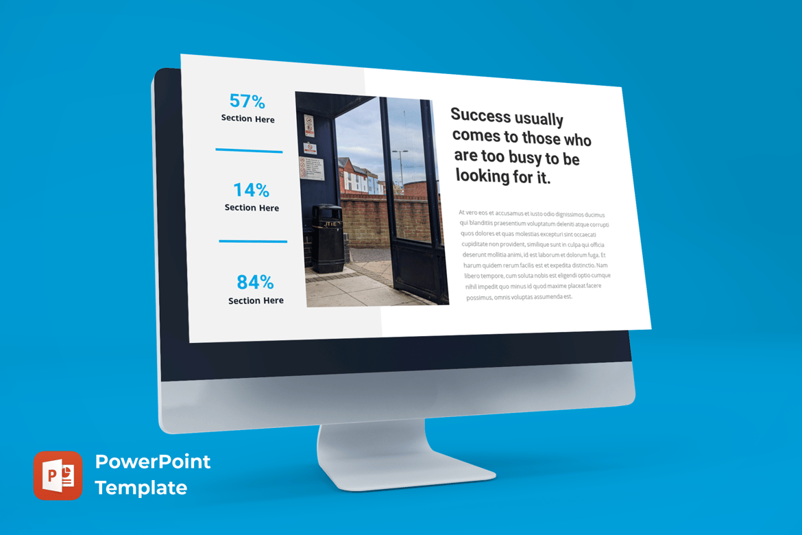 Template PowerPoint Pitch Deck Domire yang Menarik dan Profesional