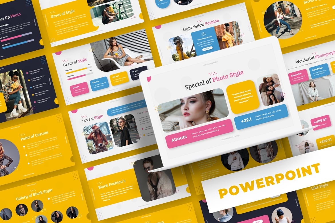 Template Presentasi PowerPoint Donna - Solusi Kreatif untuk Semua Kebutuhan Anda