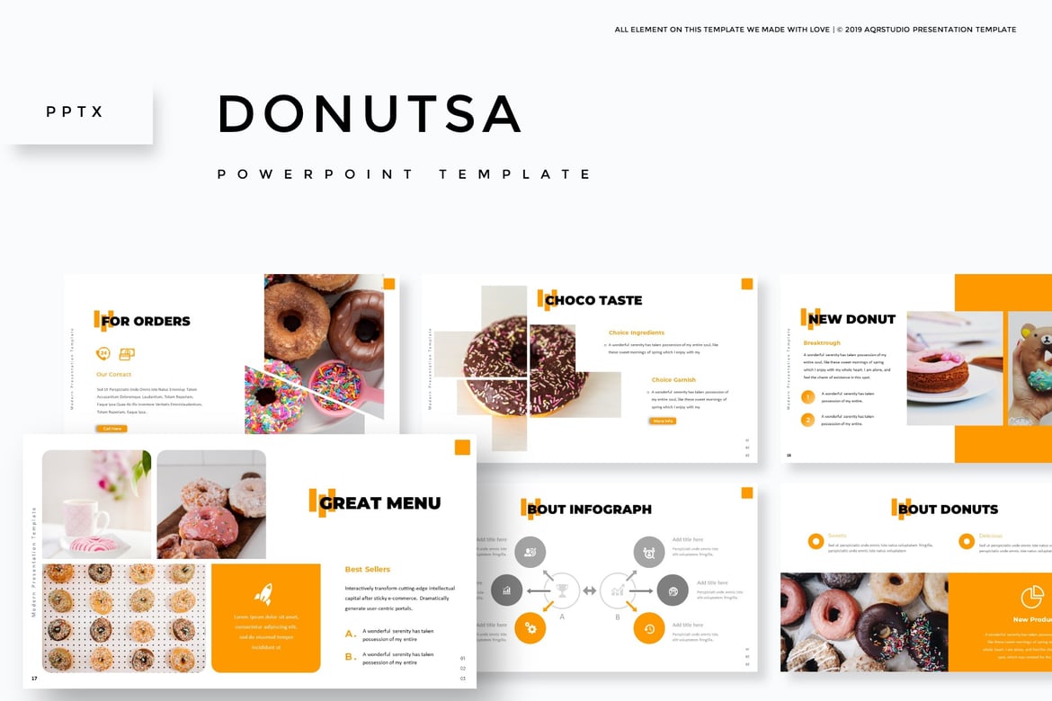Donusta - Template PowerPoint Serbaguna dan Menarik