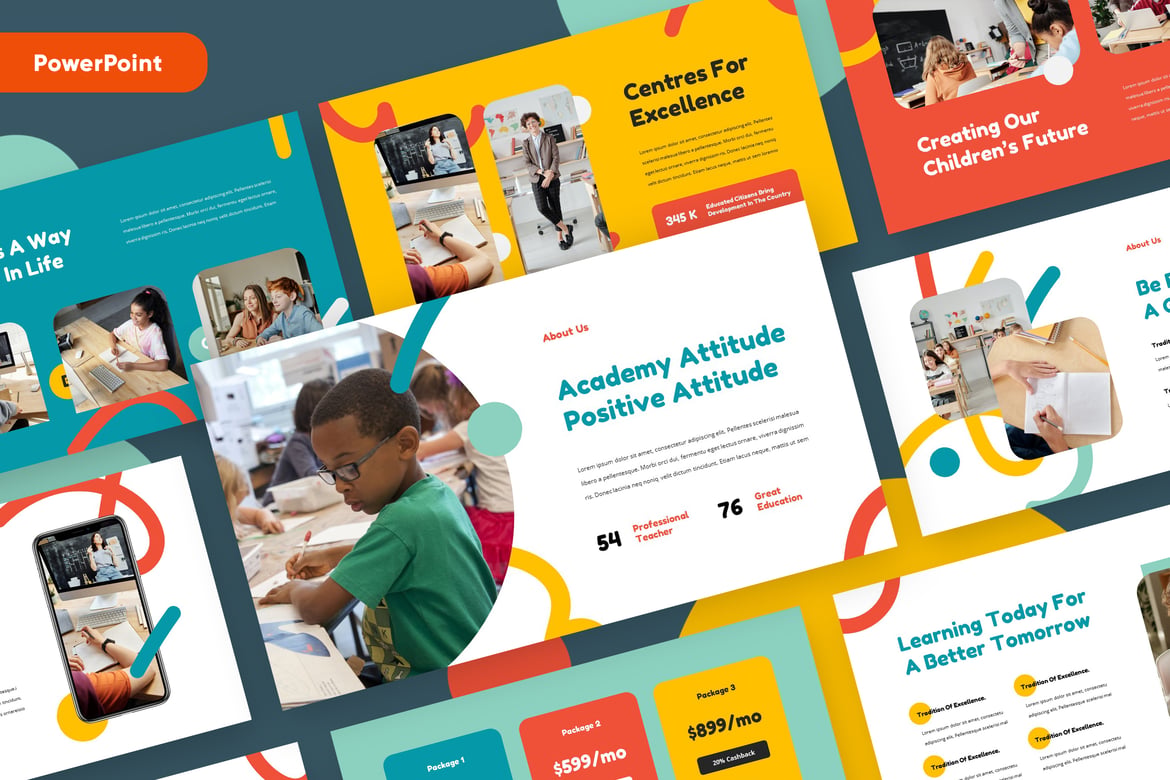 DOREMI - Template PowerPoint Pendidikan Anak yang Menarik