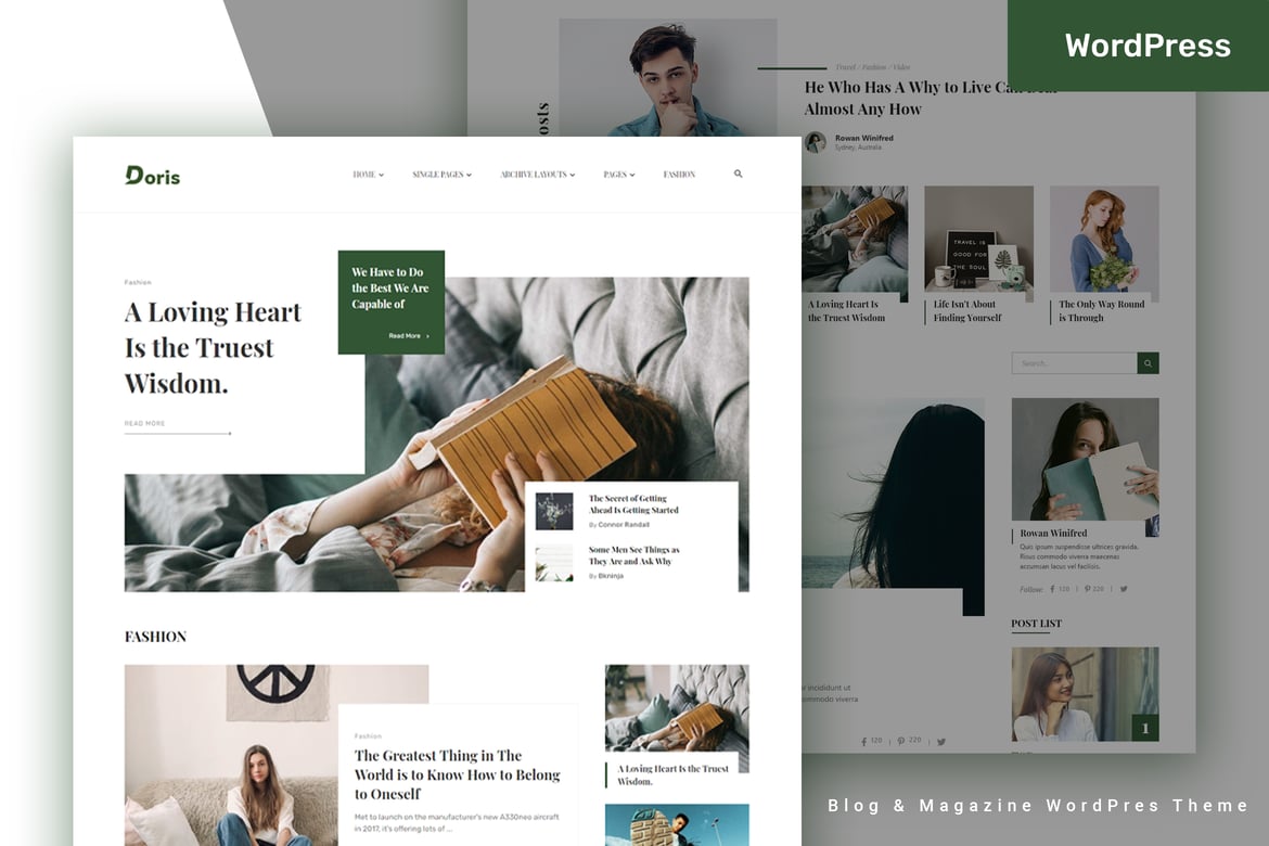 Doris: Tema WordPress Terbaik untuk Berita dan Blog Anda
