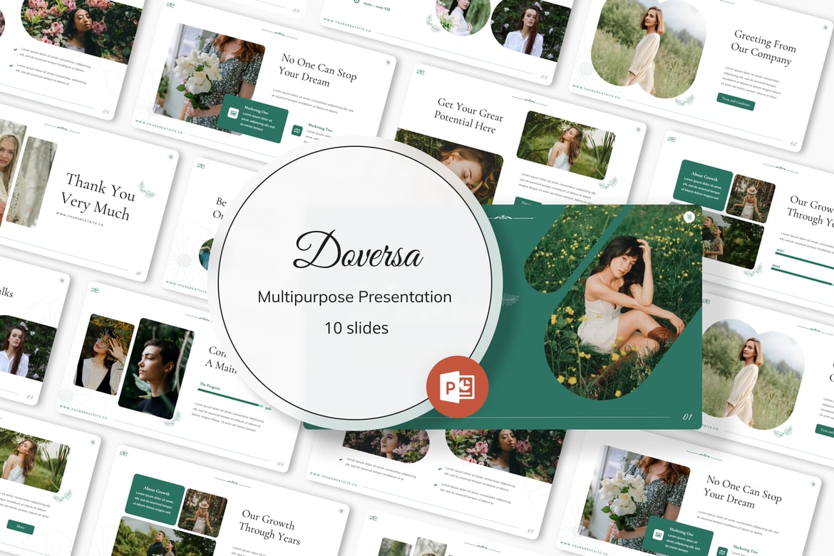 Doversa - Template PowerPoint Serbaguna yang Menawan