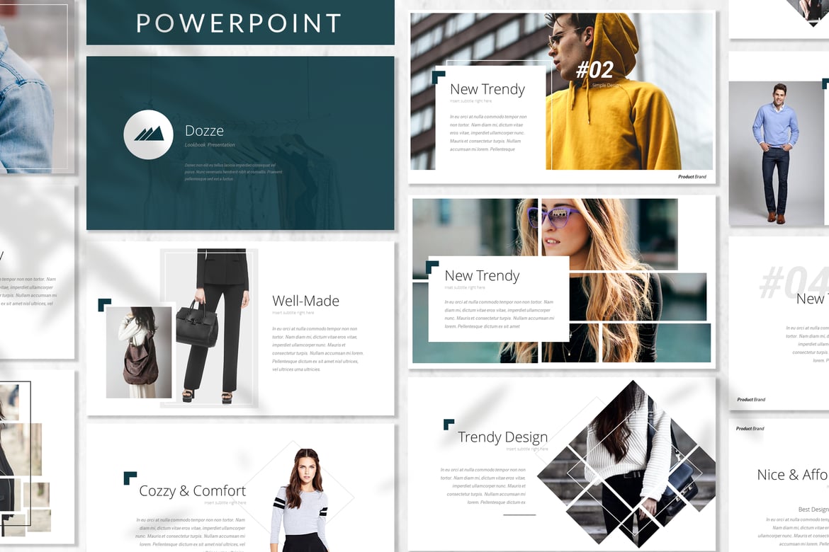 Dozze - Template Powerpoint Fashion Elegan