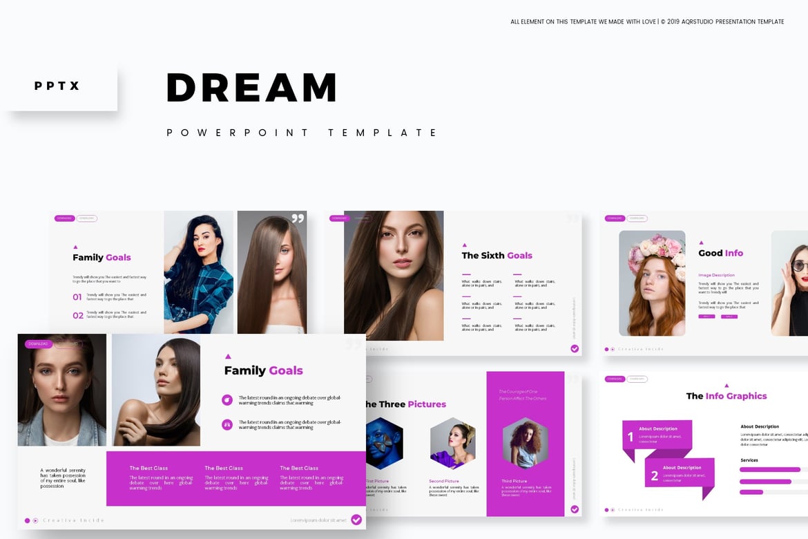 Template PowerPoint Dream - Presentasi Menarik untuk Segala Keperluan