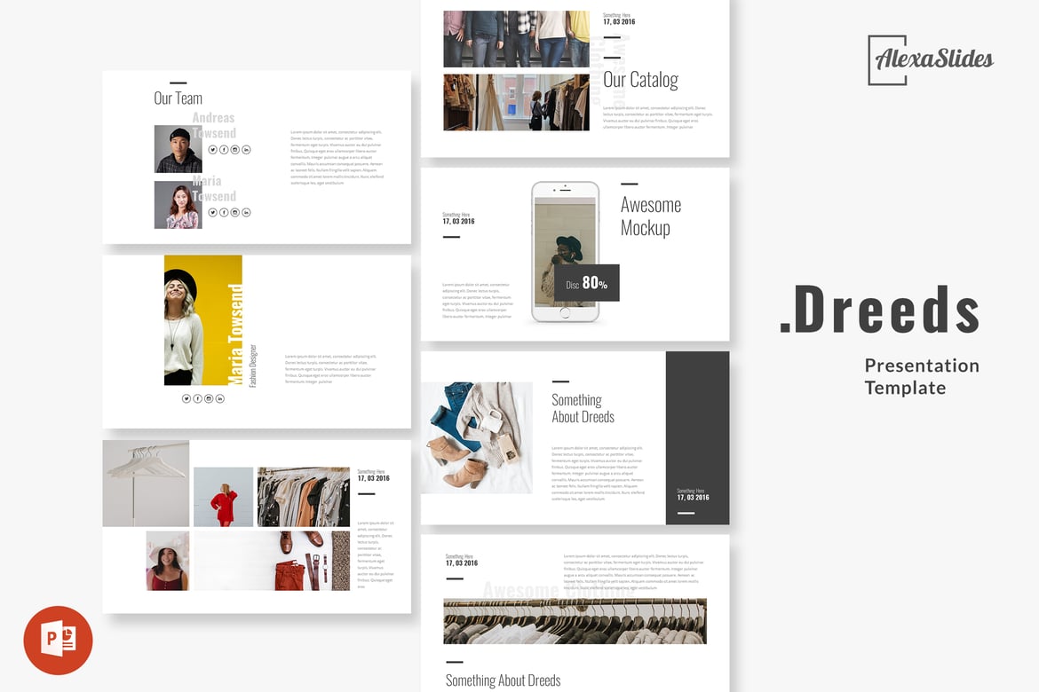 Template Presentasi Powerpoint Dreeds yang Menawan dan Fleksibel
