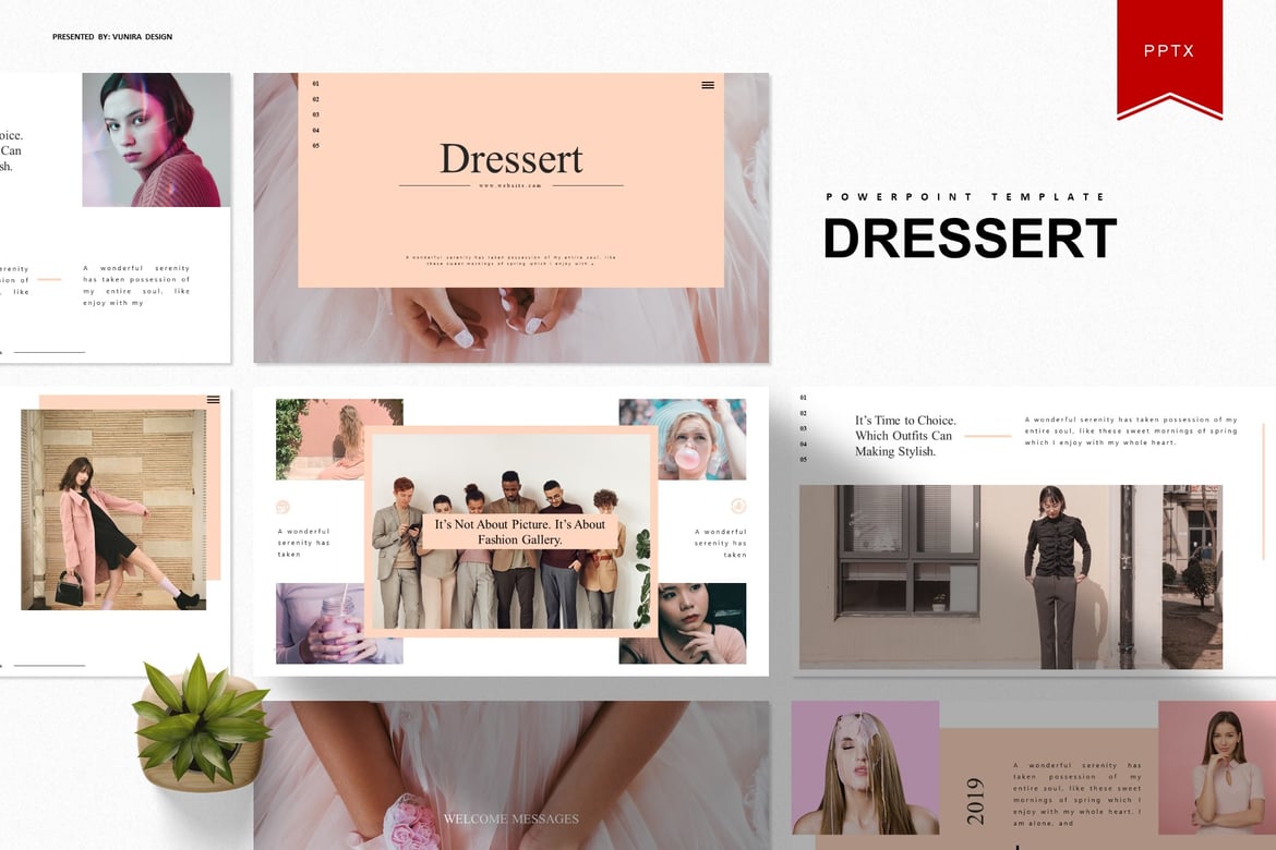 Dressert | Template Presentasi PowerPoint yang Menarik