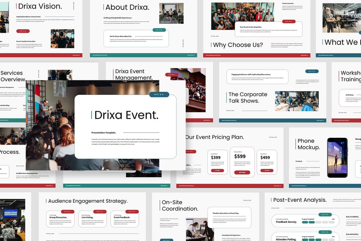Drixa: Template PowerPoint untuk Acara yang Mengesankan