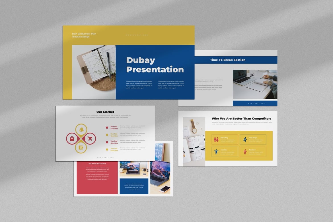 Dubay: Template Presentasi Bisnis Startup PowerPoint yang Efektif