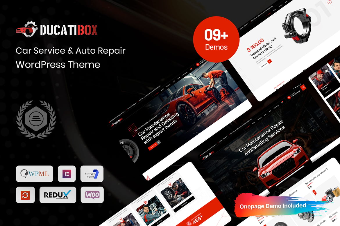 Ducatibox - Tema WordPress Layanan dan Perbaikan Mobil Terbaik