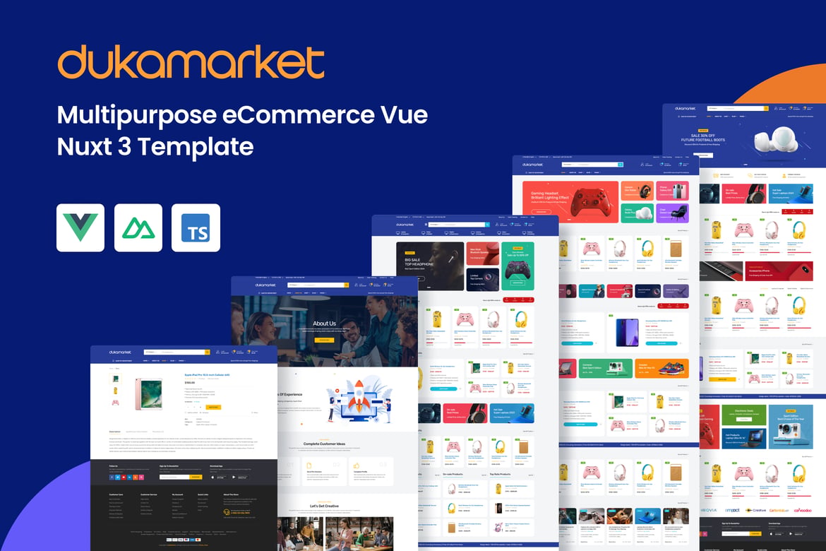 DukaMarket - Template Website eCommerce Serbaguna dengan Vue Nuxt 3