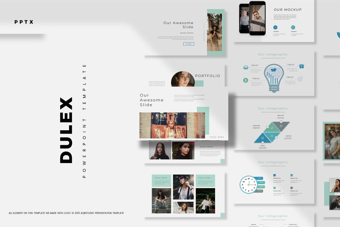 Dulex - Template Presentasi PowerPoint Menarik dan Multifungsi