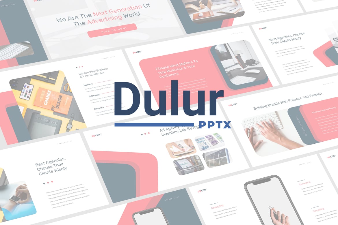Dulur - Template Powerpoint Korporat yang Elegan dan Serbaguna