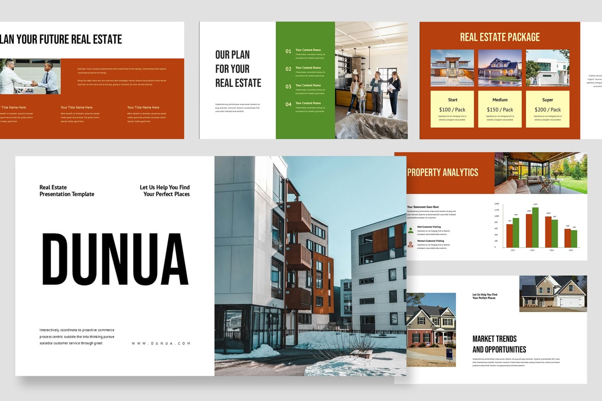 Dunua: Template PowerPoint Real Estate yang Menarik dan Efektif