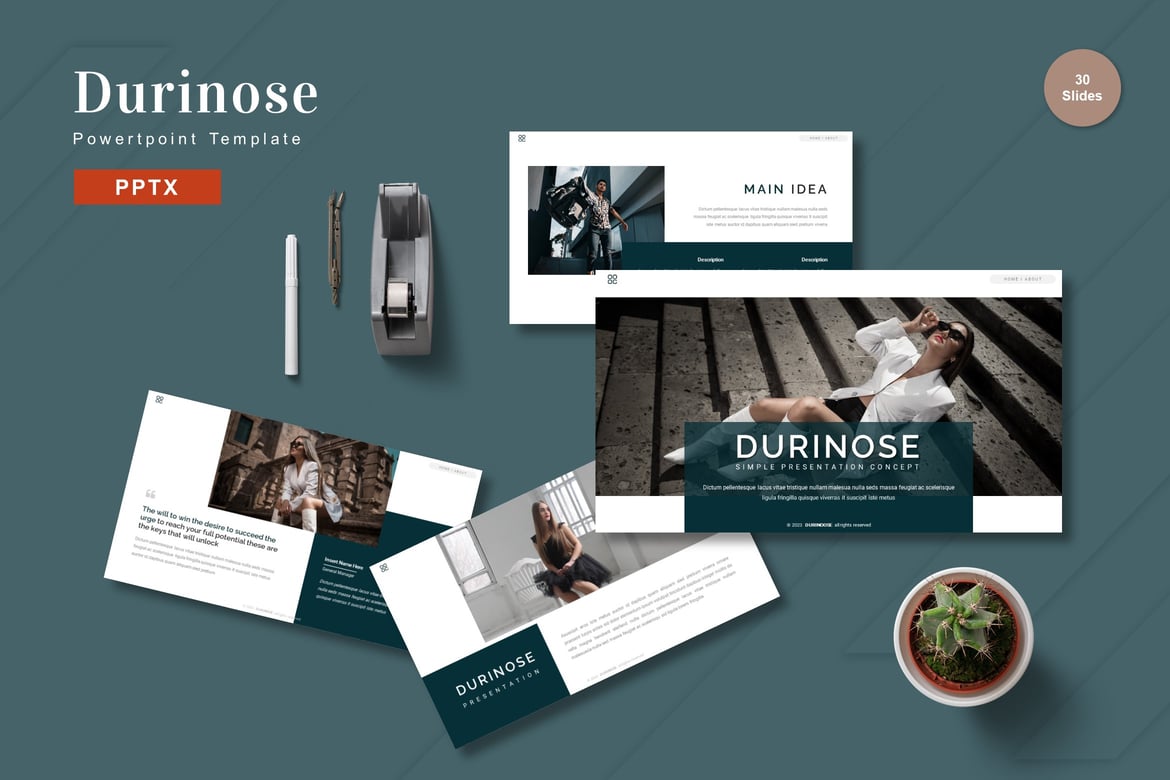 Durinose - Template Presentasi PowerPoint yang Memukau
