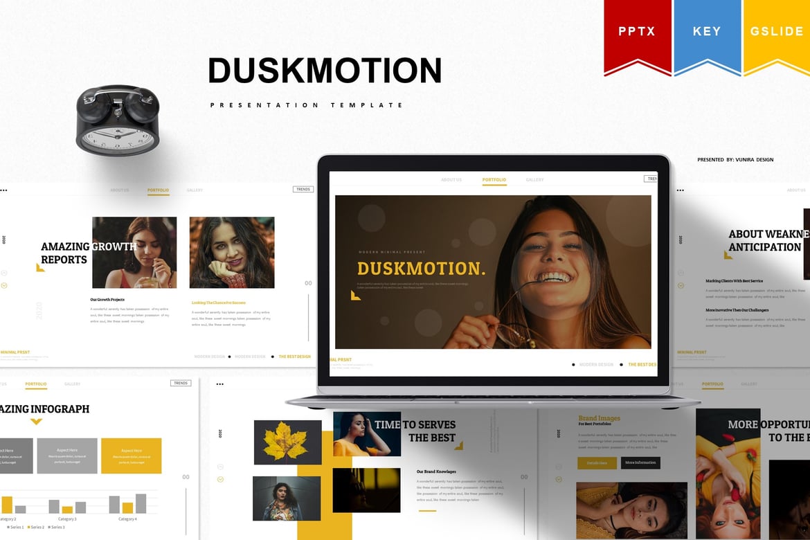 Duskmotion: Template Presentasi PowerPoint, Keynote, dan Google Slides yang Menarik