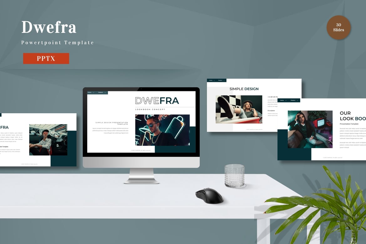 Dwefra - Template Presentasi PowerPoint yang Menarik