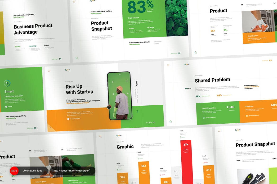 Dynami - Template PowerPoint Serbaguna untuk Bisnis Anda