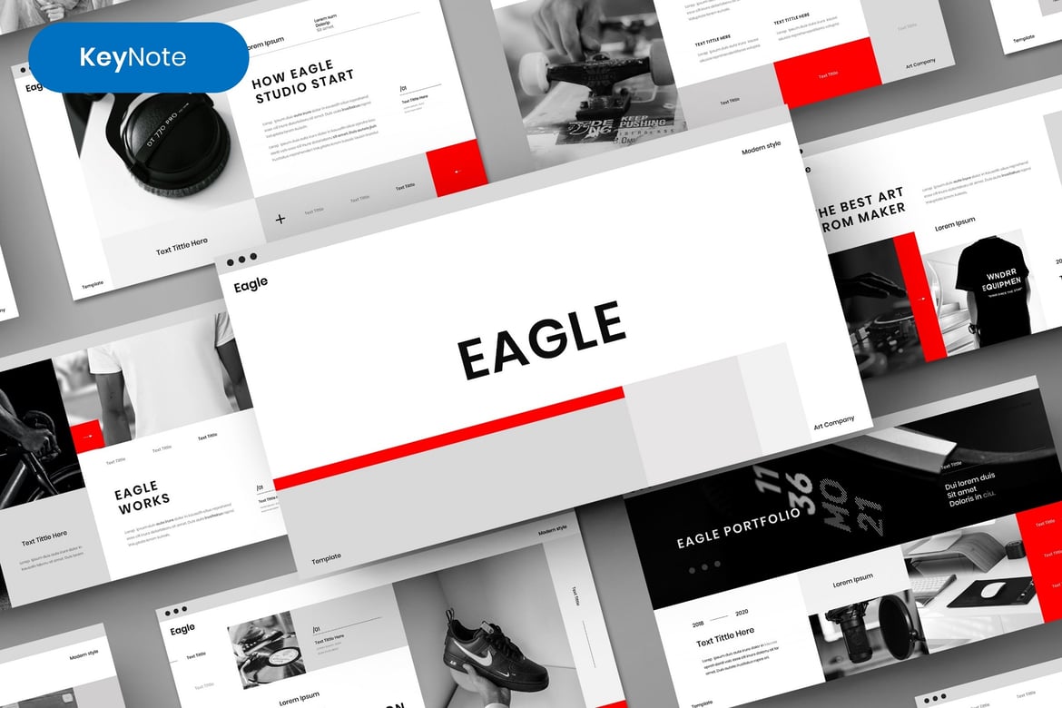 Eagle – Template PowerPoint Bisnis yang Menarik