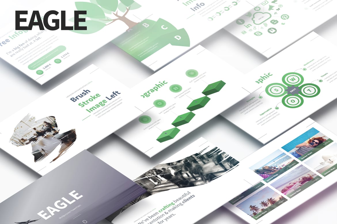 EAGLE - Template PowerPoint Serbaguna untuk Presentasi Menarik