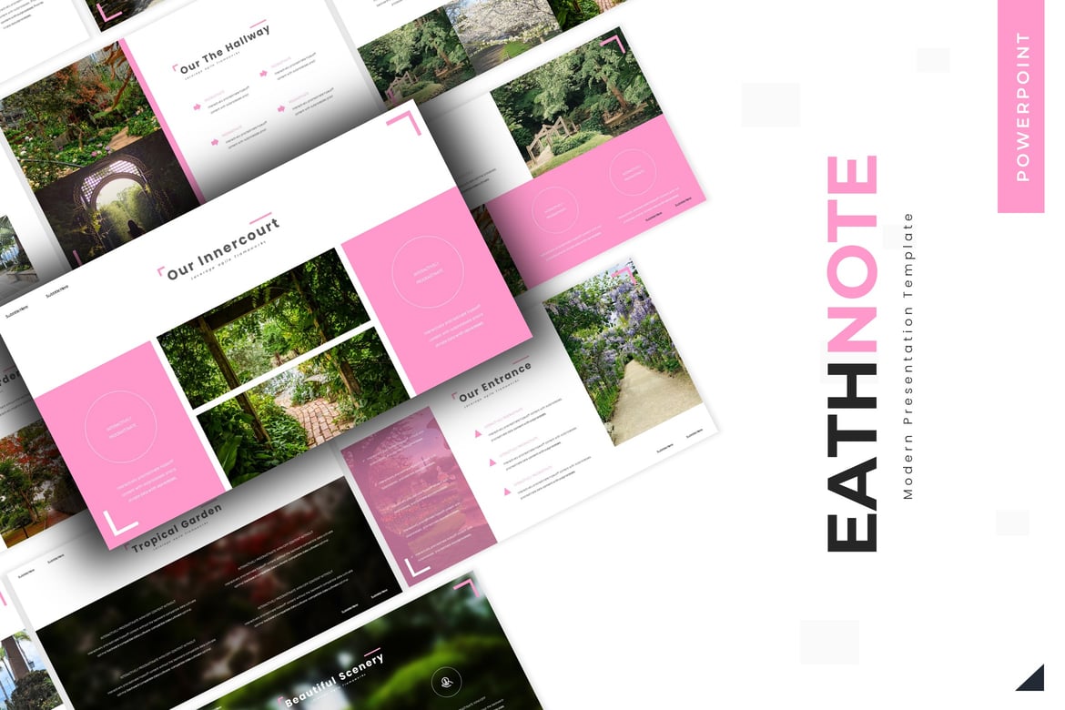 Eathnote - Template PowerPoint Serbaguna untuk Presentasi Profesional
