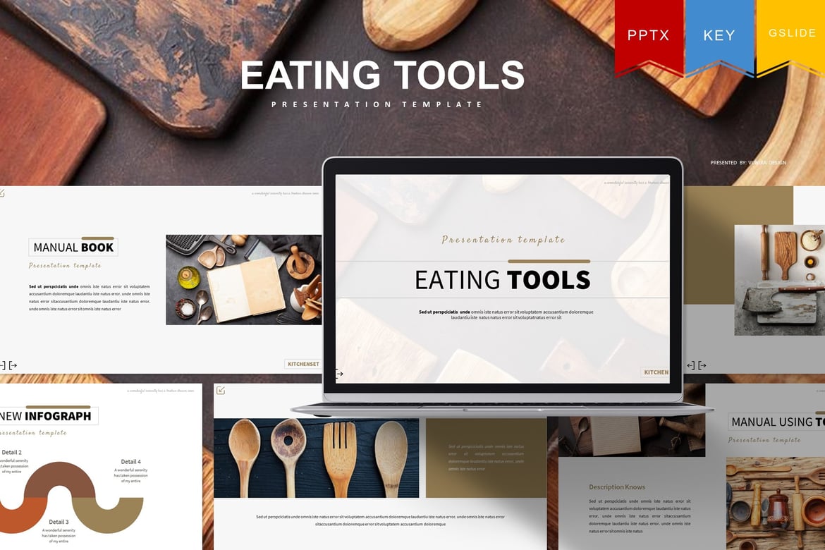 Template Presentasi Makanan | PowerPoint, Keynote, Google Slides