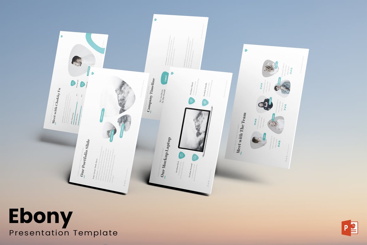 Template Presentasi Ebony - Kreatif dan Minimalis untuk Semua Kebutuhan