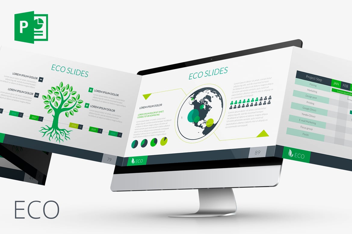 Template PowerPoint ECO: Presentasi Profesional dan Menarik