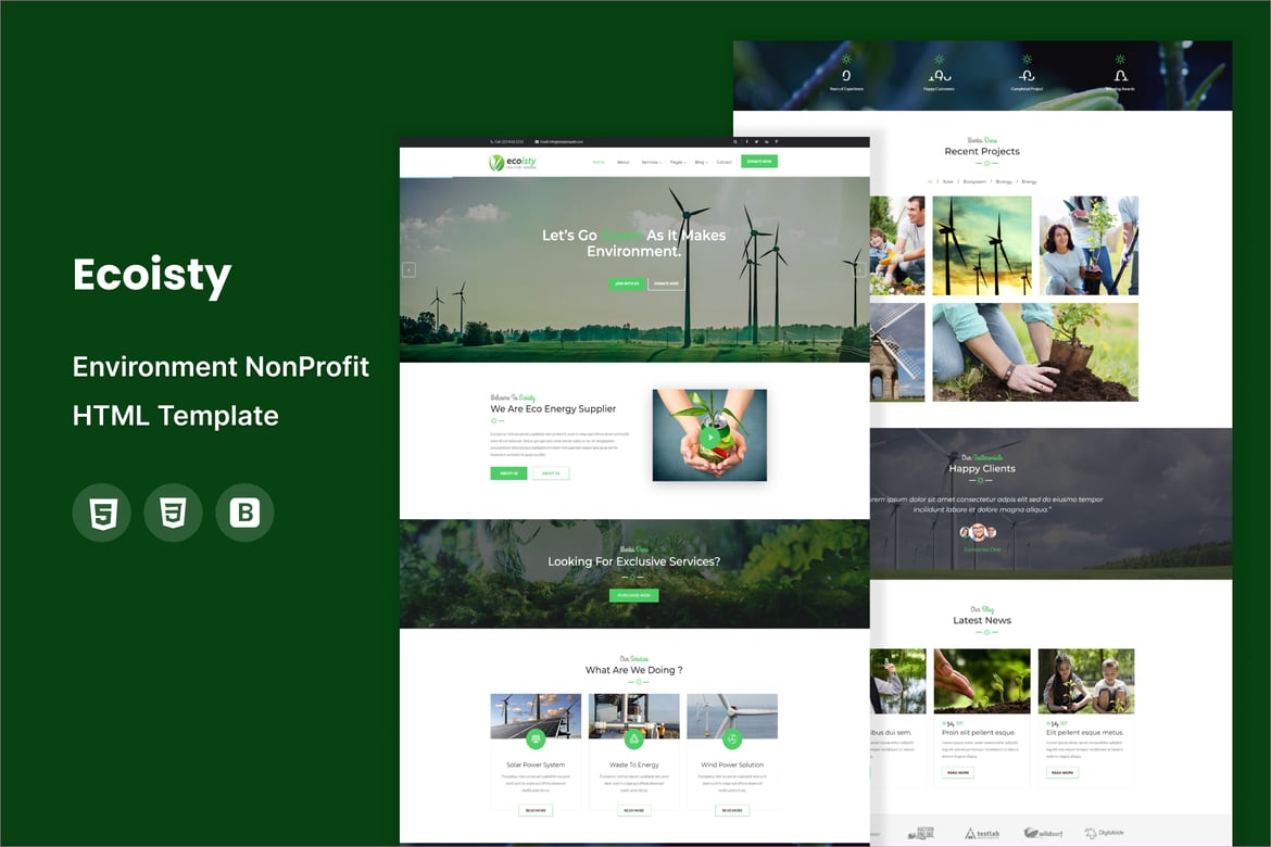 Template Web Ecoisty - Solusi Kreatif untuk Proyek Lingkungan