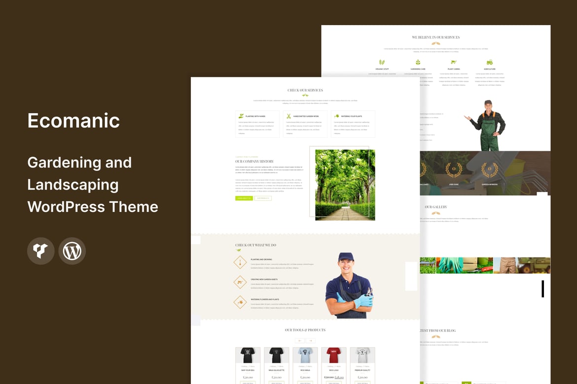 Ecomanic - Tema WordPress untuk Bisnis Berkebun