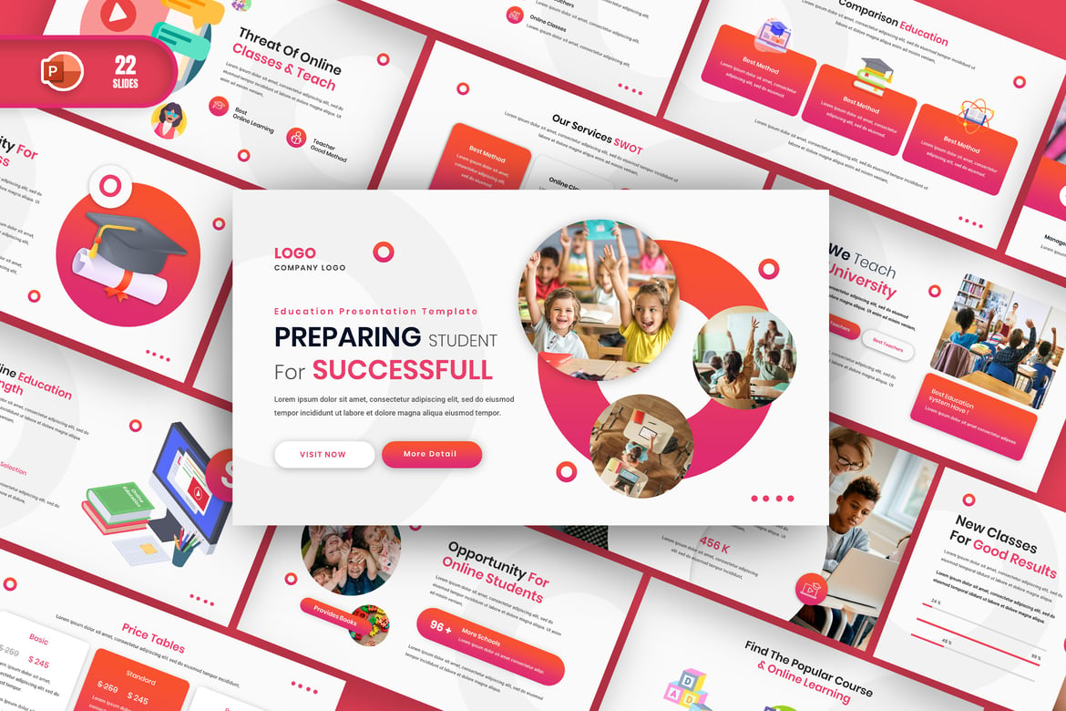 Template Presentasi PowerPoint Ecomo untuk Berbagai Kebutuhan
