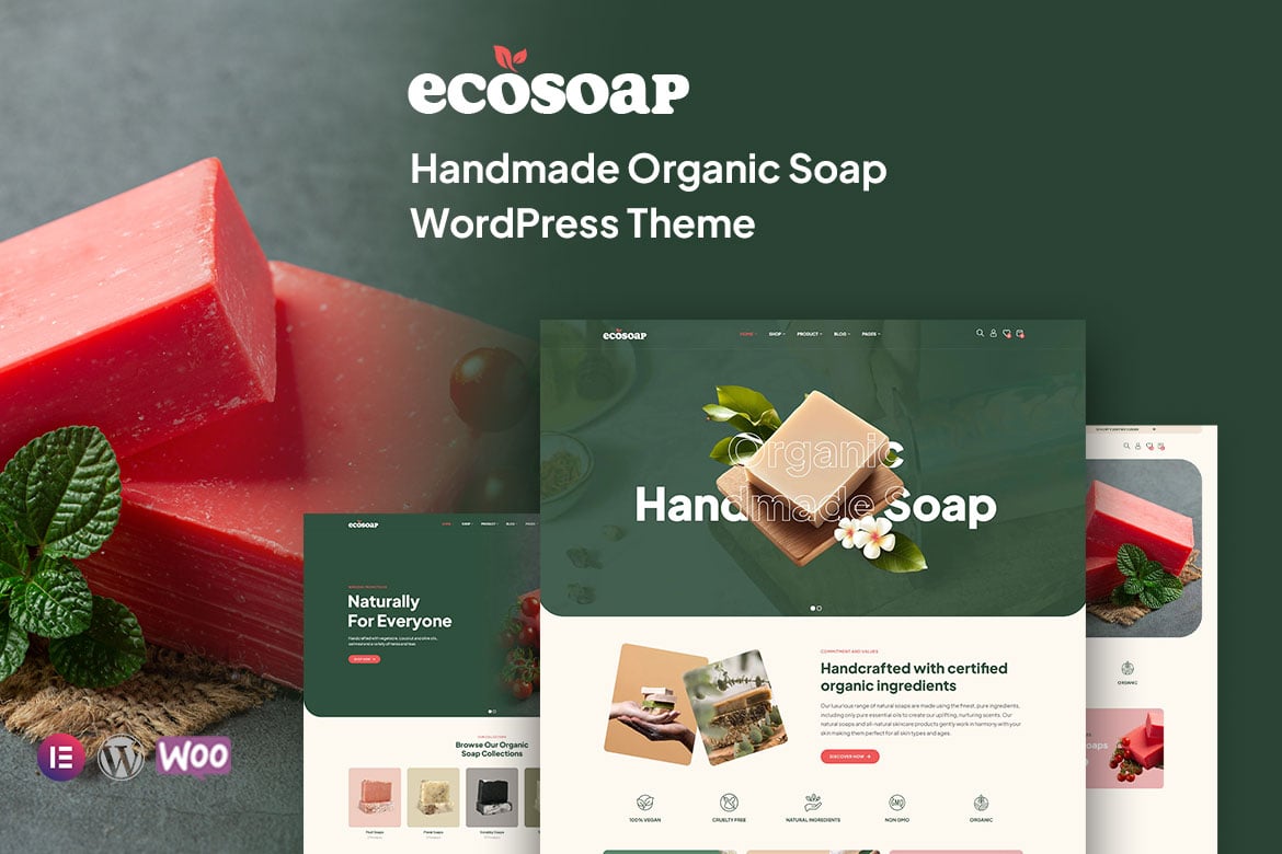 Ecosoap - Tema WordPress Handmade Organik untuk Toko Sabun