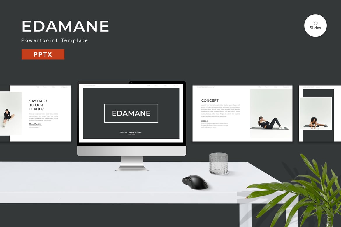 Template Powerpoint Edamane - Solusi Presentasi Menarik untuk Bisnis dan Pribadi