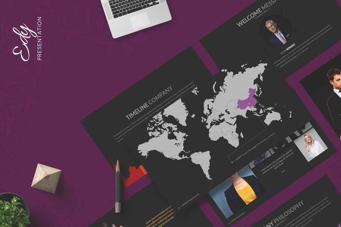 Template Powerpoint Edi - Solusi Presentasi Kreatif Anda
