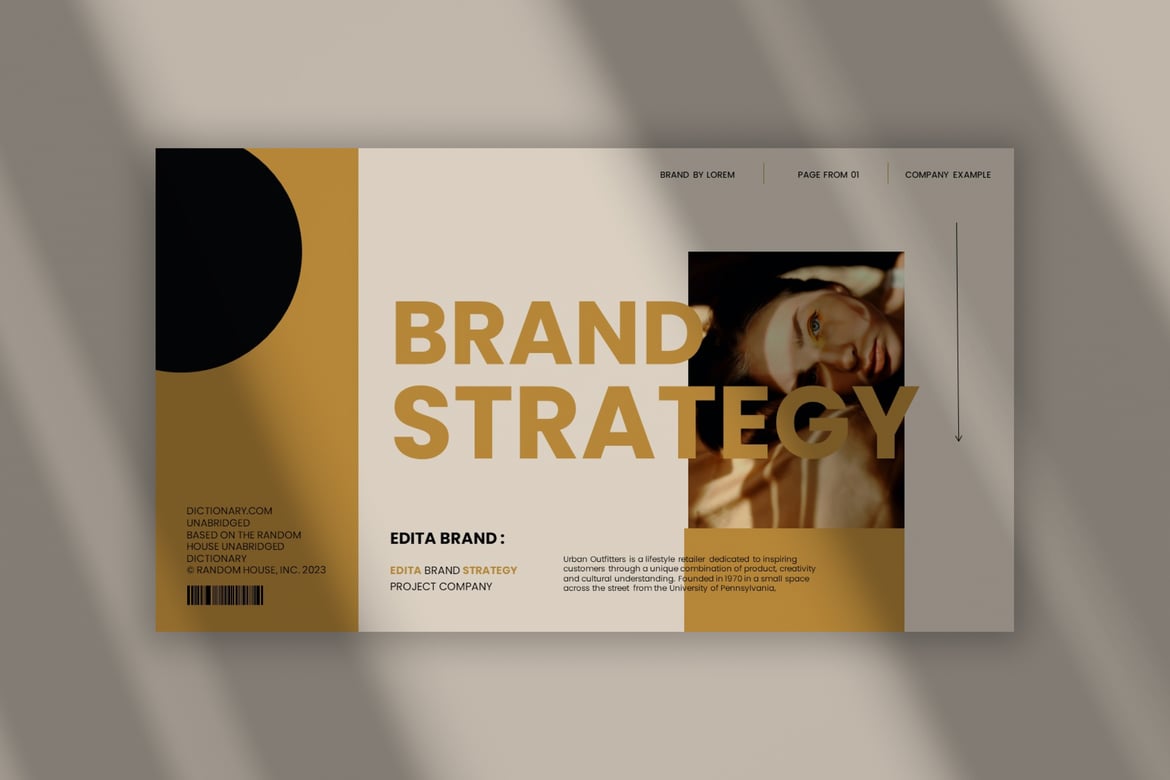 Edita - Template PowerPoint Strategi Merek yang Menarik