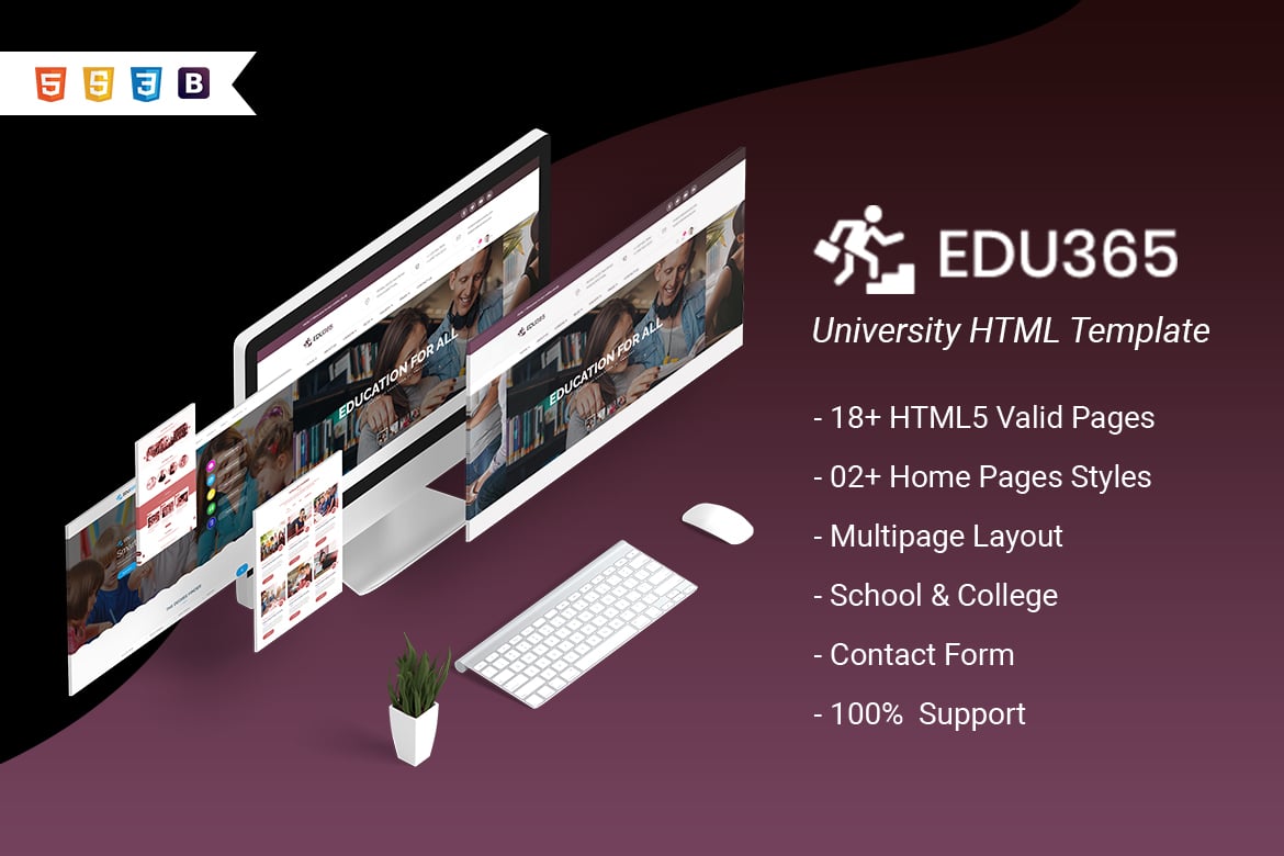 Template Web Edu365 | Solusi Modern untuk Situs Pendidikan Anda