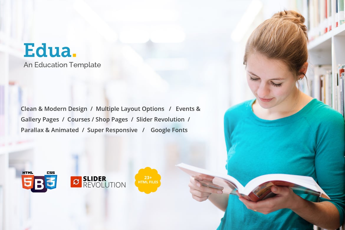 Edua - Template Website Pendidikan Modern dan Responsif