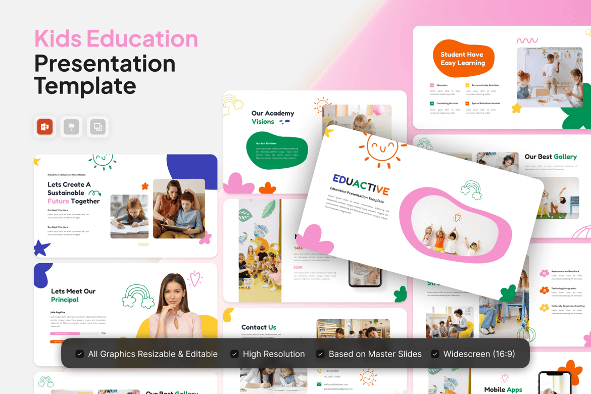 Template Presentasi Edukatif untuk Anak - PowerPoint yang Menarik