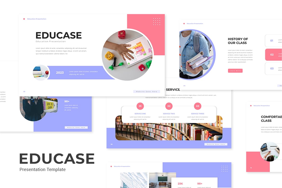 Template Powerpoint Educase - Solusi Presentasi Pendidikan Terbaik