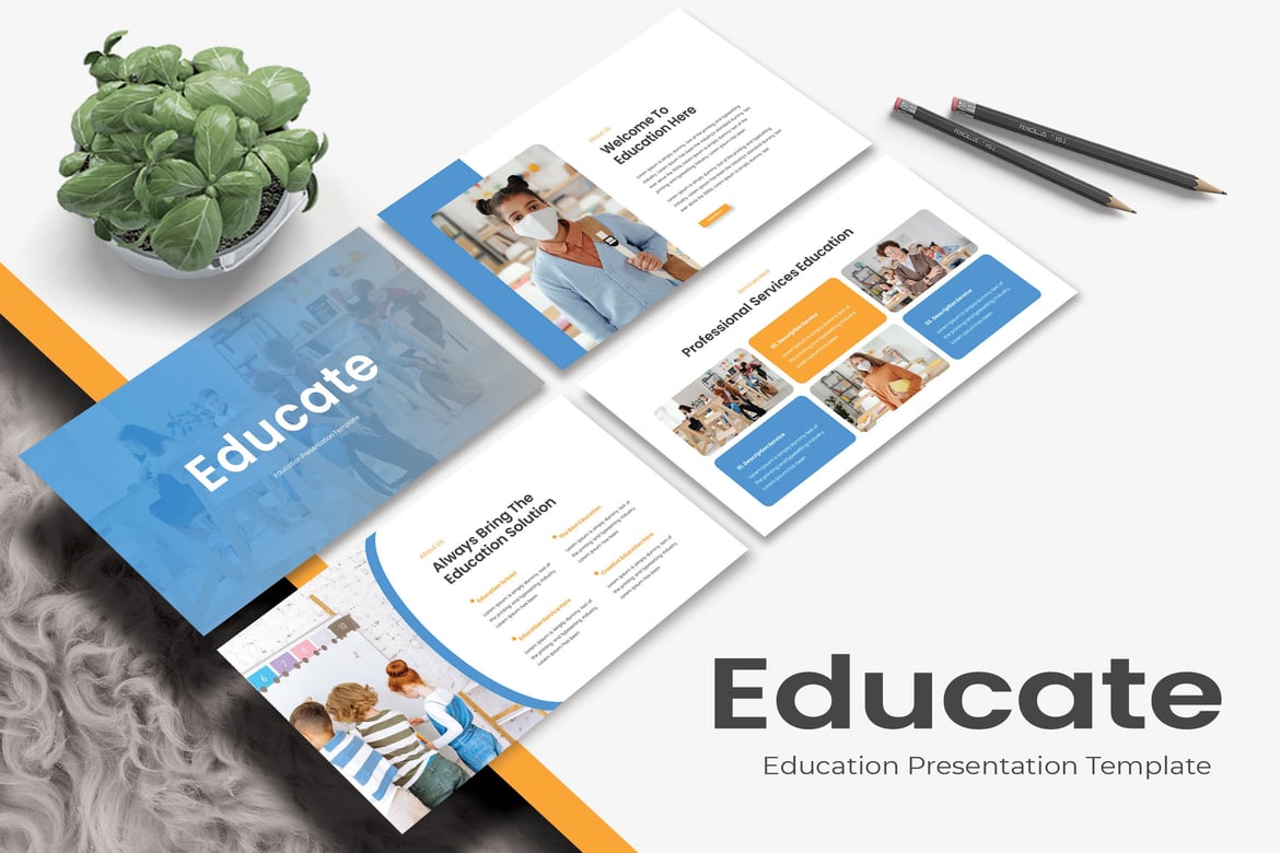 Template PowerPoint Edukasi yang Menarik dan Profesional