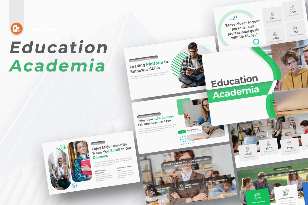 Template PowerPoint Akademik untuk Presentasi yang Menarik