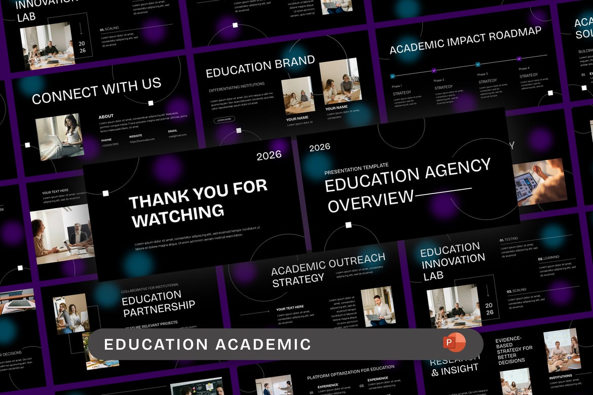 Template PowerPoint Pendidikan yang Profesional dan Menarik
