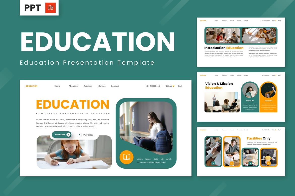 Template Powerpoint Pendidikan yang Menarik dan Profesional