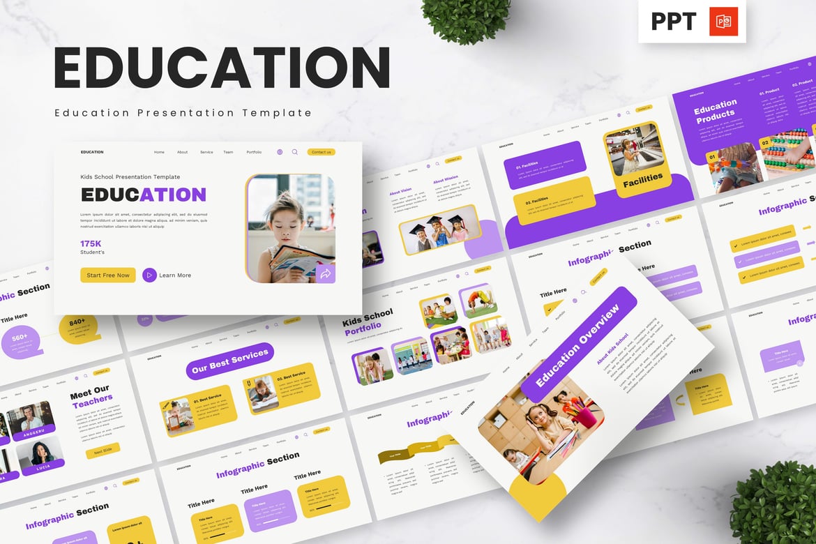 Template Powerpoint Edukasi yang Menarik dan Profesional
